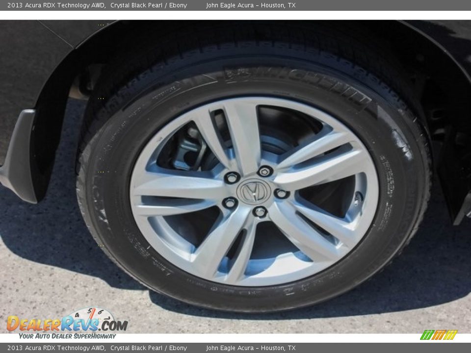 2013 Acura RDX Technology AWD Crystal Black Pearl / Ebony Photo #12