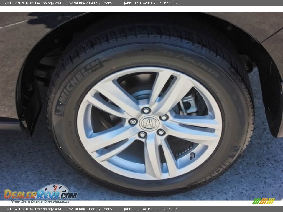 2013 Acura RDX Technology AWD Crystal Black Pearl / Ebony Photo #13
