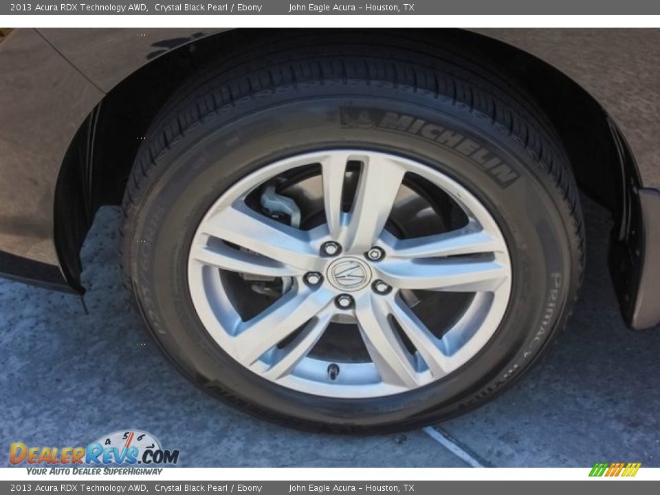 2013 Acura RDX Technology AWD Crystal Black Pearl / Ebony Photo #14