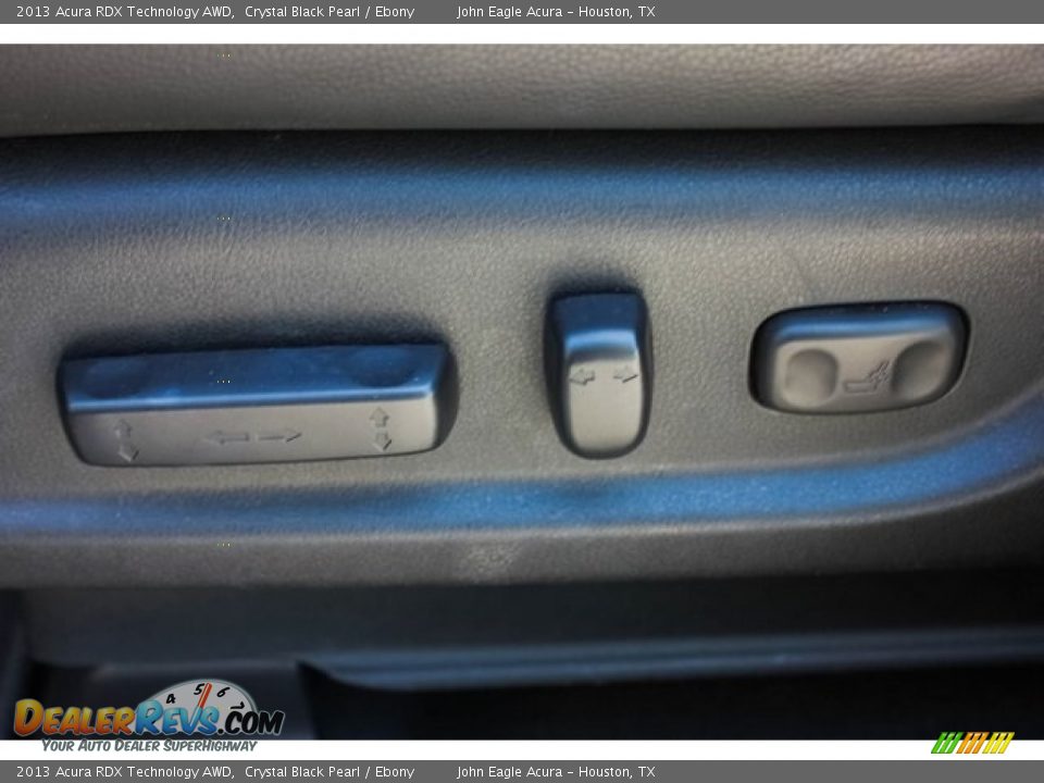 2013 Acura RDX Technology AWD Crystal Black Pearl / Ebony Photo #16