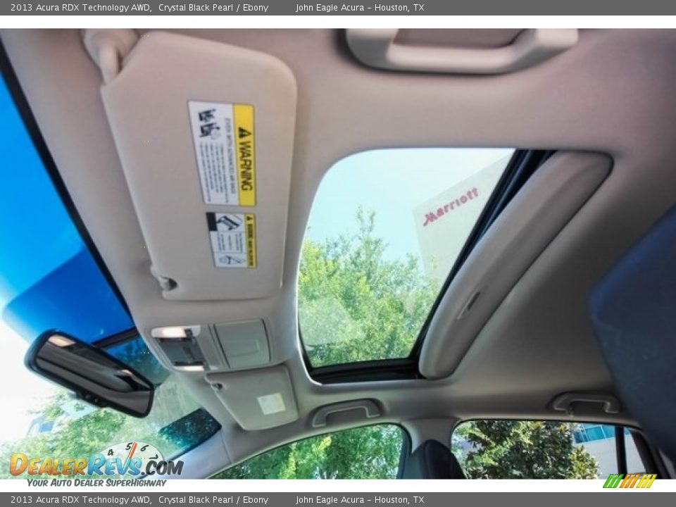 2013 Acura RDX Technology AWD Crystal Black Pearl / Ebony Photo #17