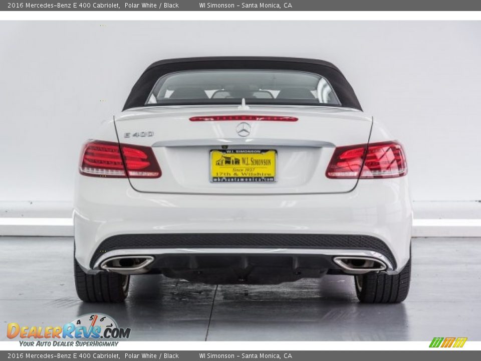 2016 Mercedes-Benz E 400 Cabriolet Polar White / Black Photo #3