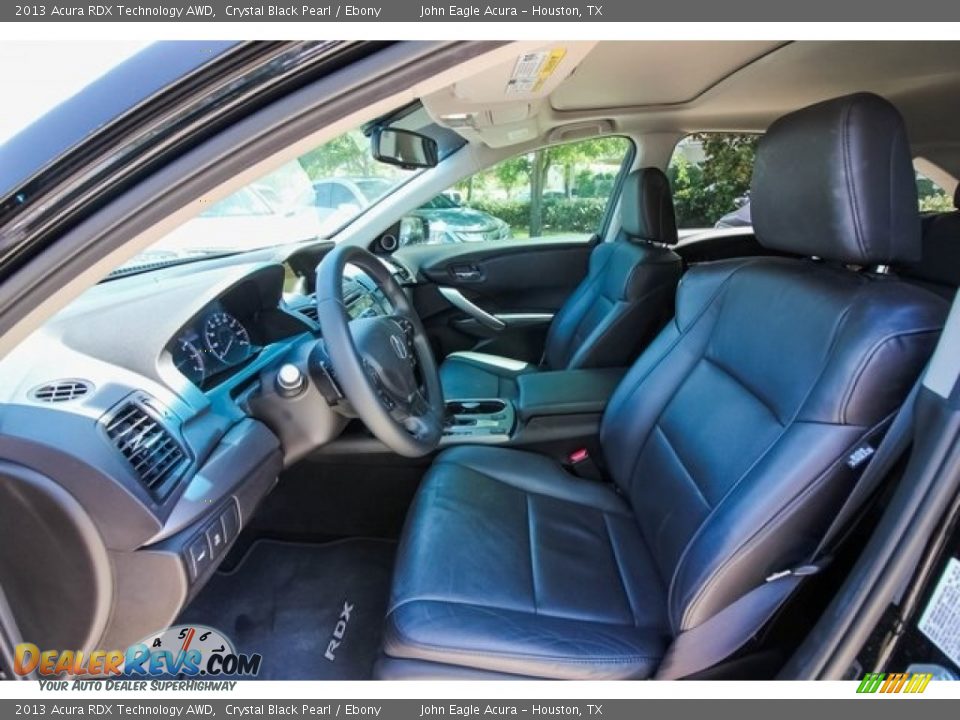 2013 Acura RDX Technology AWD Crystal Black Pearl / Ebony Photo #18