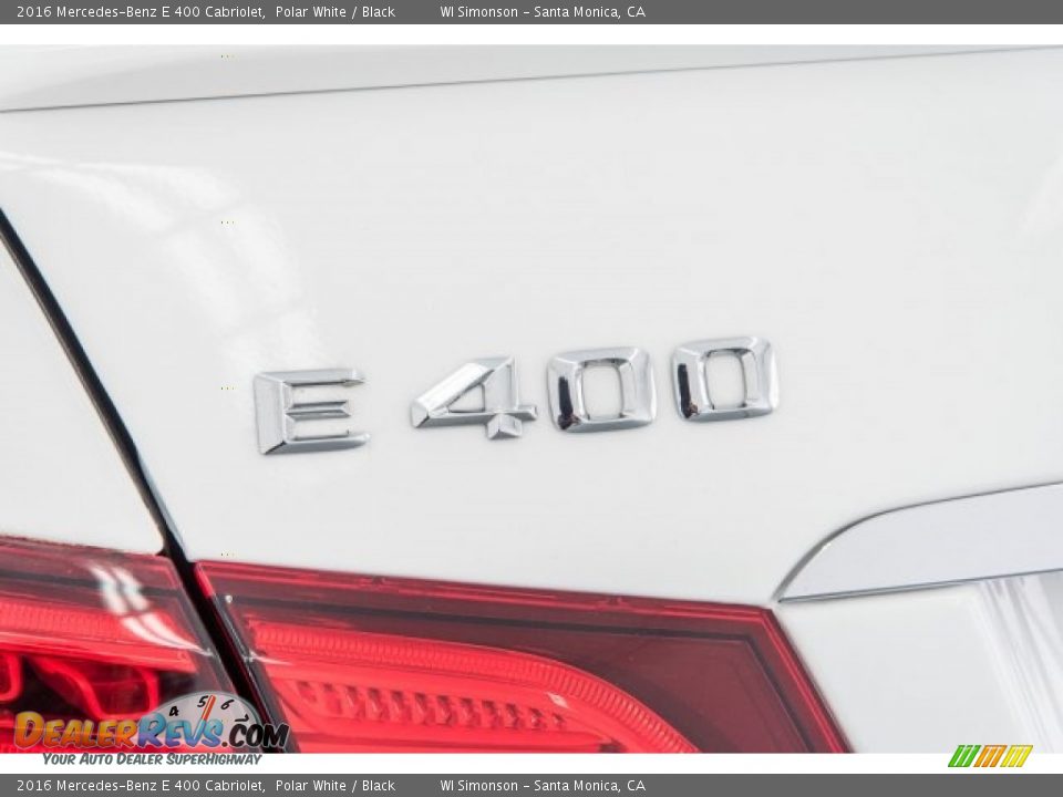 2016 Mercedes-Benz E 400 Cabriolet Polar White / Black Photo #7
