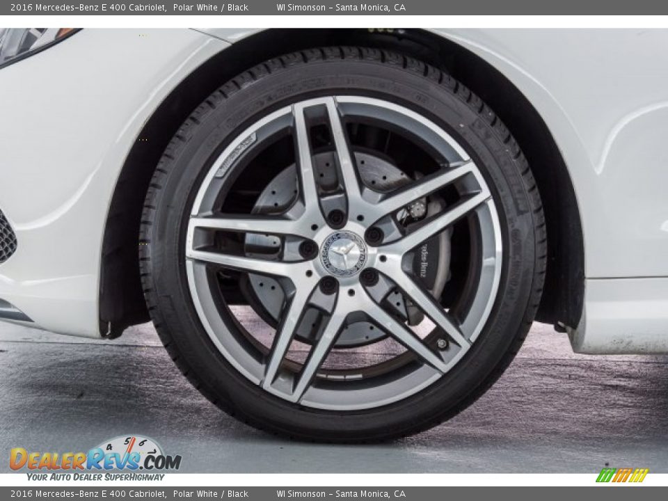 2016 Mercedes-Benz E 400 Cabriolet Polar White / Black Photo #8