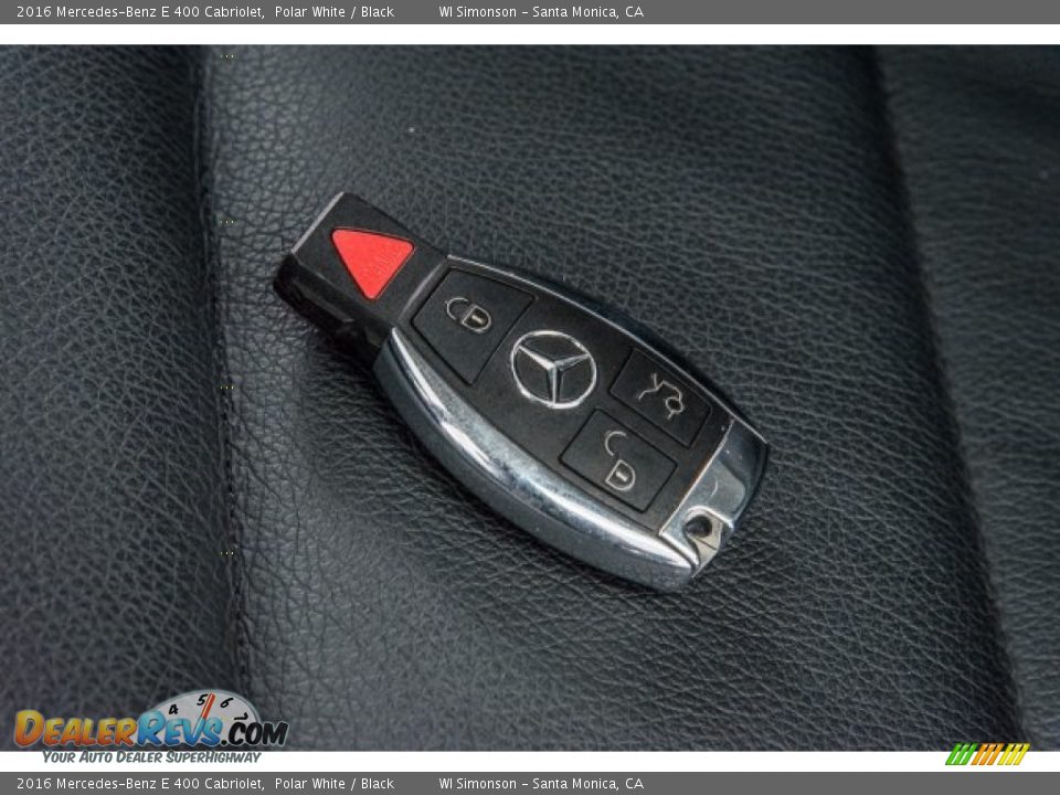 2016 Mercedes-Benz E 400 Cabriolet Polar White / Black Photo #11