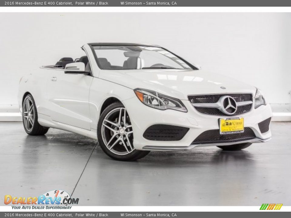 2016 Mercedes-Benz E 400 Cabriolet Polar White / Black Photo #12