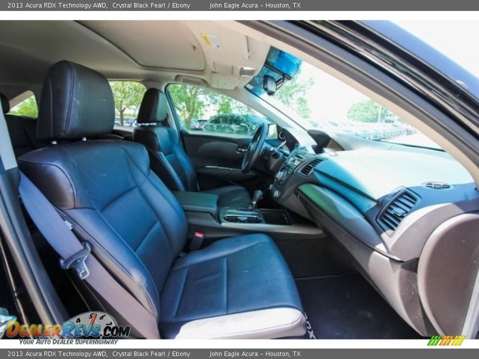 2013 Acura RDX Technology AWD Crystal Black Pearl / Ebony Photo #26