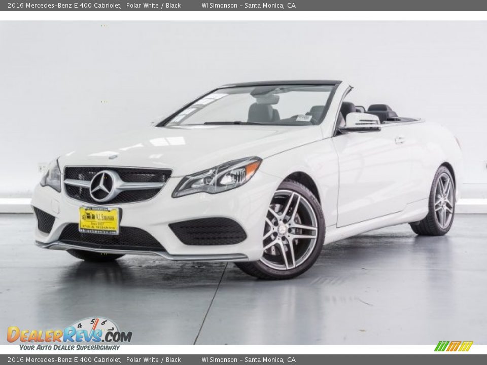 2016 Mercedes-Benz E 400 Cabriolet Polar White / Black Photo #14