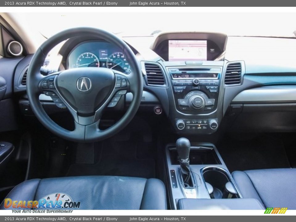 2013 Acura RDX Technology AWD Crystal Black Pearl / Ebony Photo #28