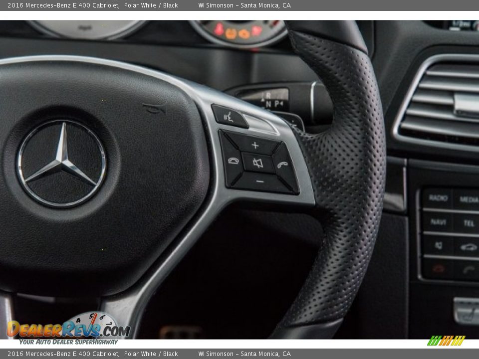 2016 Mercedes-Benz E 400 Cabriolet Polar White / Black Photo #17