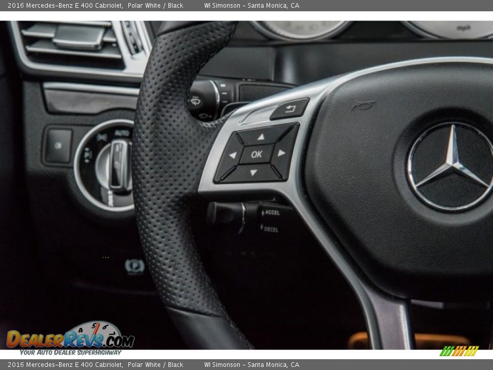 2016 Mercedes-Benz E 400 Cabriolet Polar White / Black Photo #18