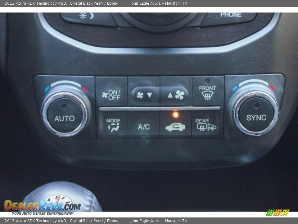 2013 Acura RDX Technology AWD Crystal Black Pearl / Ebony Photo #33