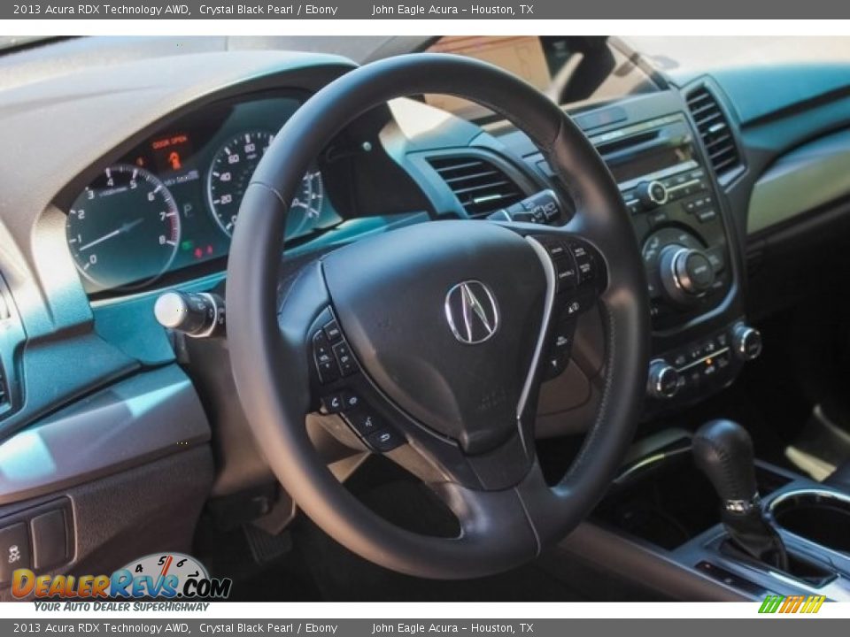 2013 Acura RDX Technology AWD Crystal Black Pearl / Ebony Photo #35