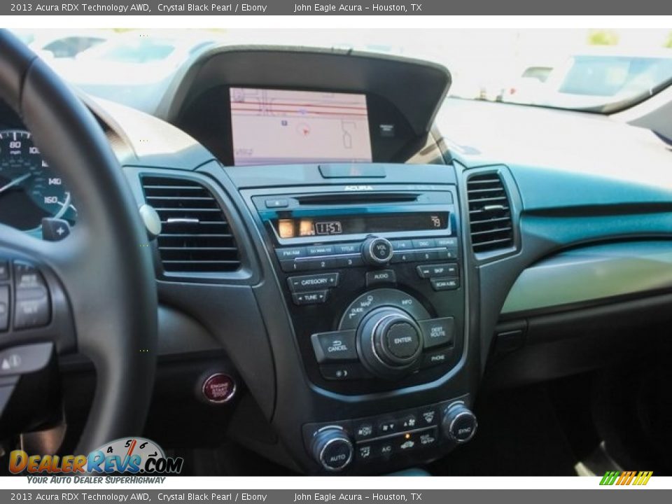2013 Acura RDX Technology AWD Crystal Black Pearl / Ebony Photo #36