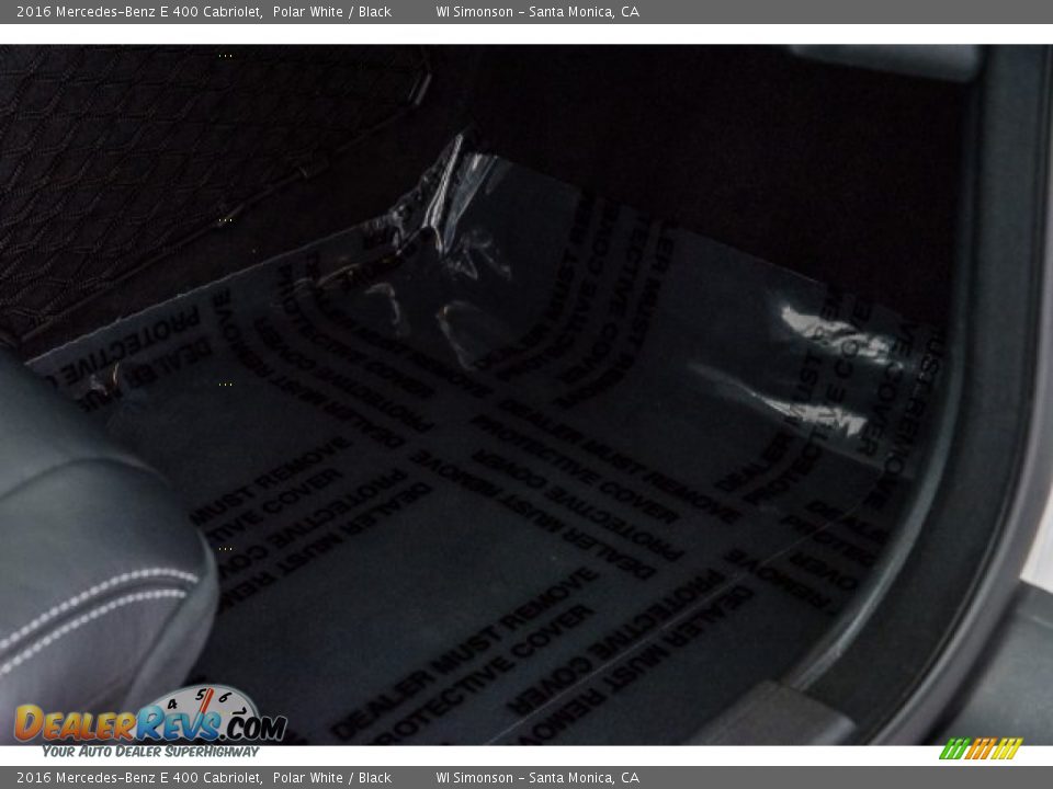 2016 Mercedes-Benz E 400 Cabriolet Polar White / Black Photo #26