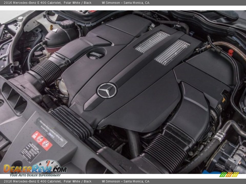 2016 Mercedes-Benz E 400 Cabriolet Polar White / Black Photo #28