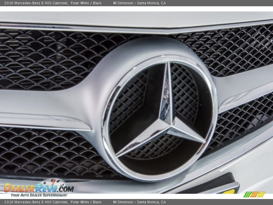 2016 Mercedes-Benz E 400 Cabriolet Polar White / Black Photo #30