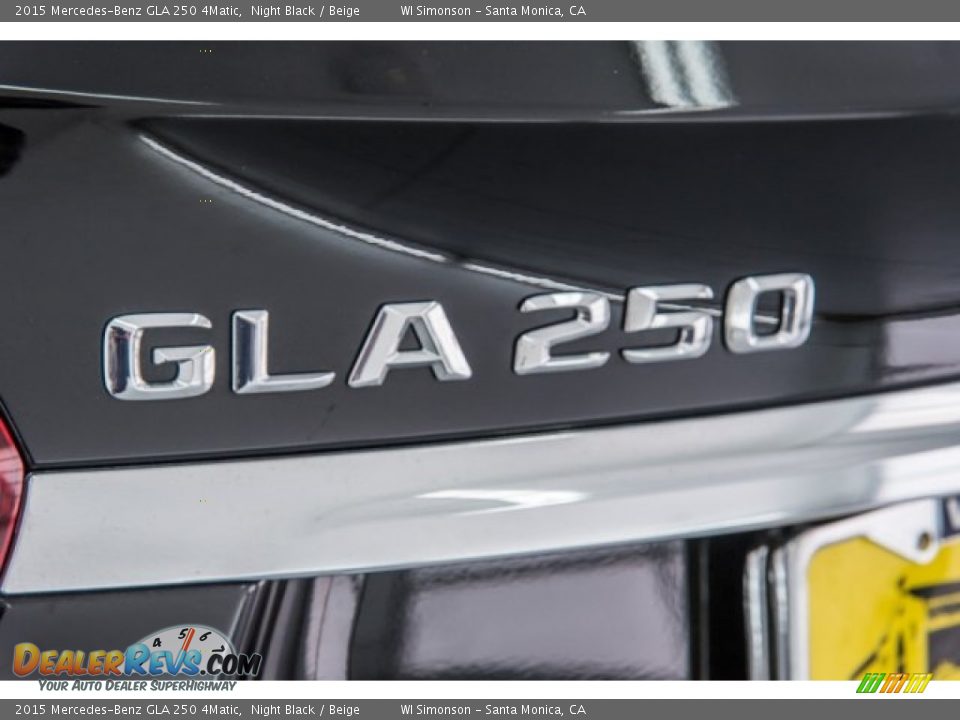 2015 Mercedes-Benz GLA 250 4Matic Night Black / Beige Photo #7