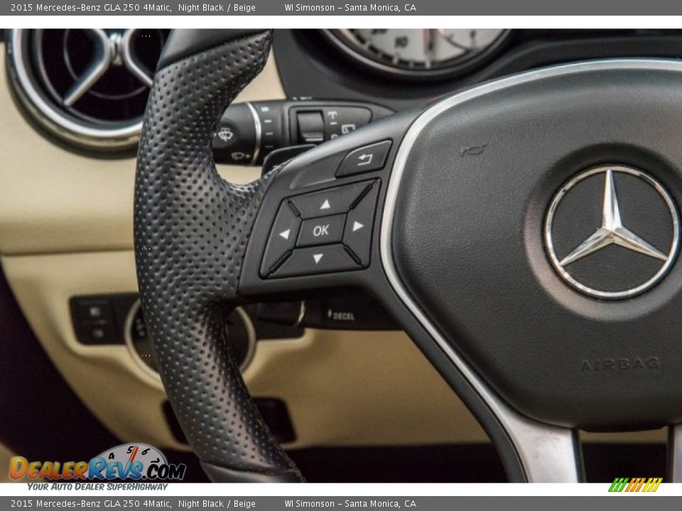 2015 Mercedes-Benz GLA 250 4Matic Night Black / Beige Photo #18