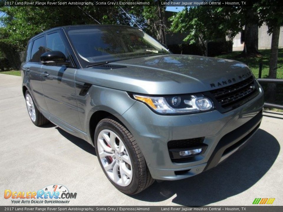 2017 Land Rover Range Rover Sport Autobiography Scotia Grey / Espresso/Almond Photo #2