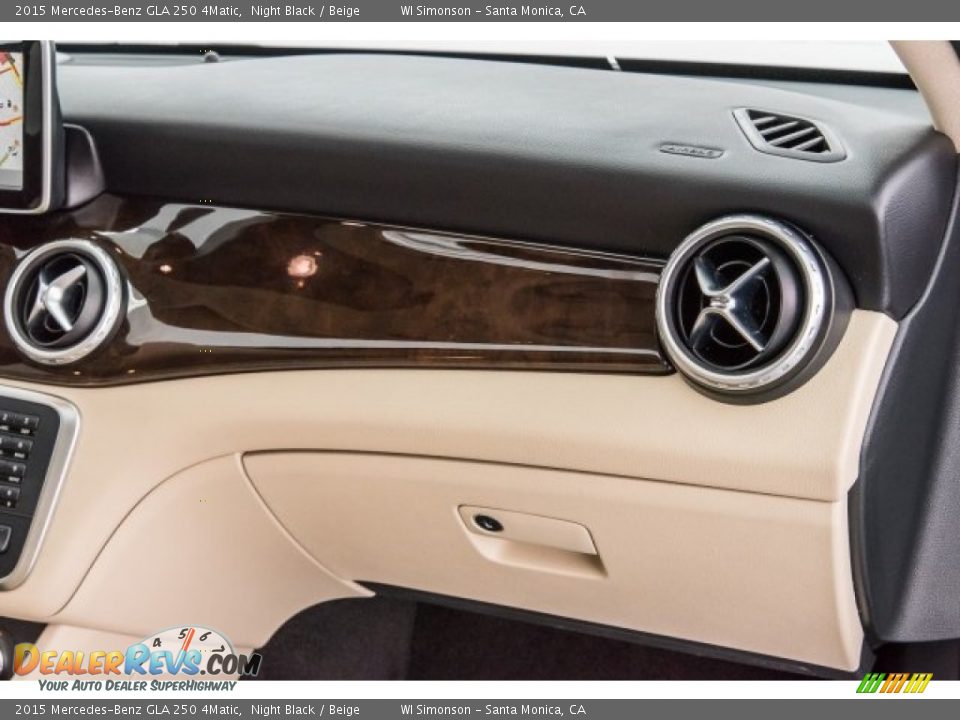 2015 Mercedes-Benz GLA 250 4Matic Night Black / Beige Photo #25
