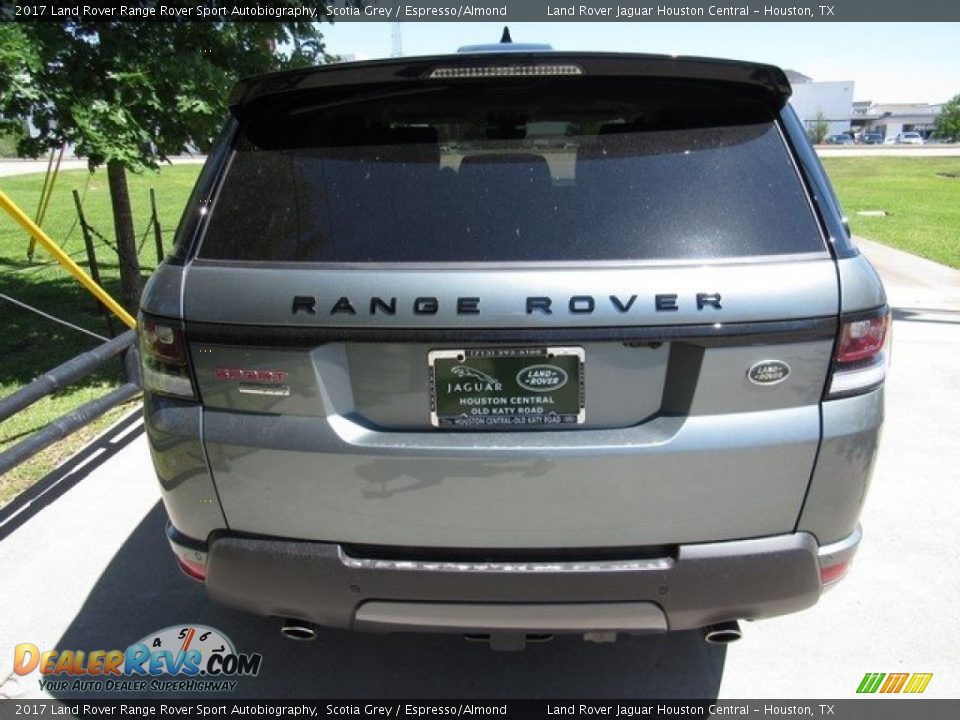 2017 Land Rover Range Rover Sport Autobiography Scotia Grey / Espresso/Almond Photo #8