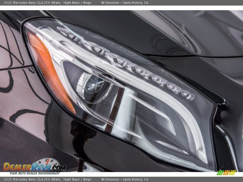 2015 Mercedes-Benz GLA 250 4Matic Night Black / Beige Photo #29
