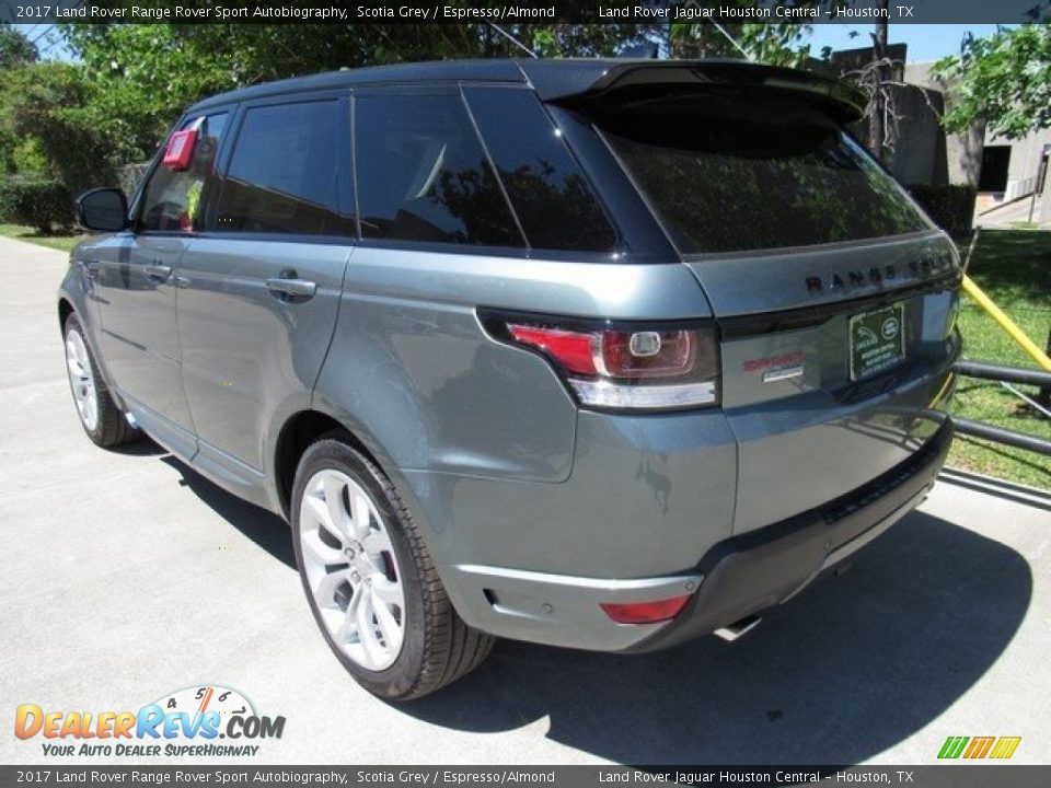 2017 Land Rover Range Rover Sport Autobiography Scotia Grey / Espresso/Almond Photo #12