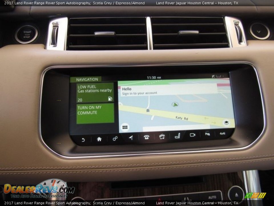 Navigation of 2017 Land Rover Range Rover Sport Autobiography Photo #20