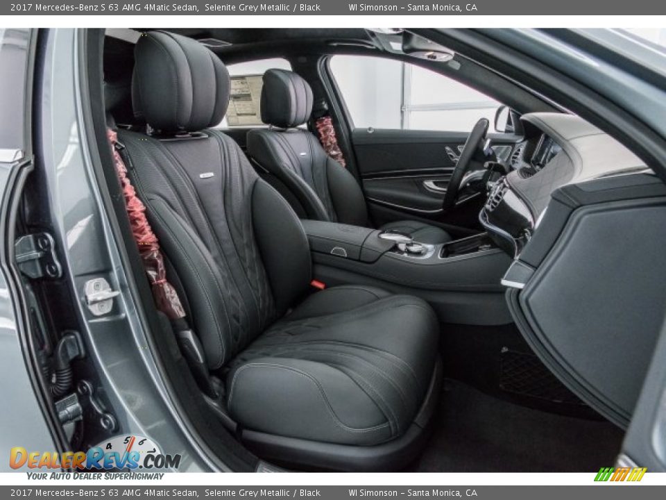 Black Interior - 2017 Mercedes-Benz S 63 AMG 4Matic Sedan Photo #2
