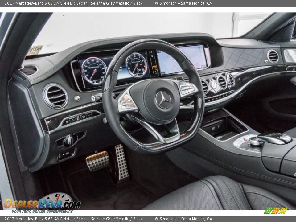 Dashboard of 2017 Mercedes-Benz S 63 AMG 4Matic Sedan Photo #7