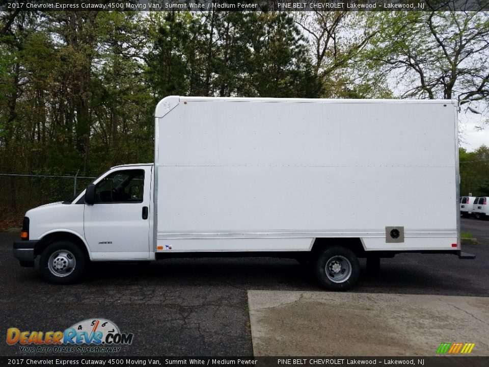 2017 Chevrolet Express Cutaway 4500 Moving Van Summit White / Medium Pewter Photo #3