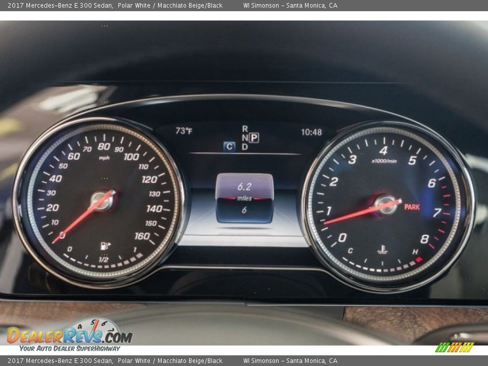 2017 Mercedes-Benz E 300 Sedan Polar White / Macchiato Beige/Black Photo #6
