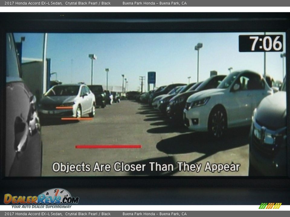 2017 Honda Accord EX-L Sedan Crystal Black Pearl / Black Photo #6