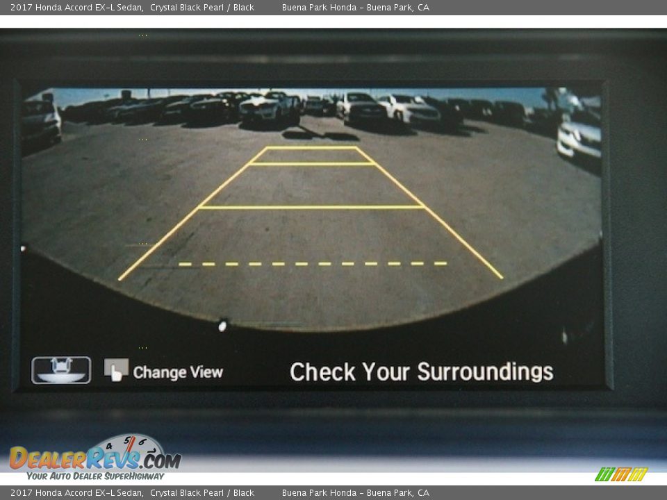 2017 Honda Accord EX-L Sedan Crystal Black Pearl / Black Photo #7