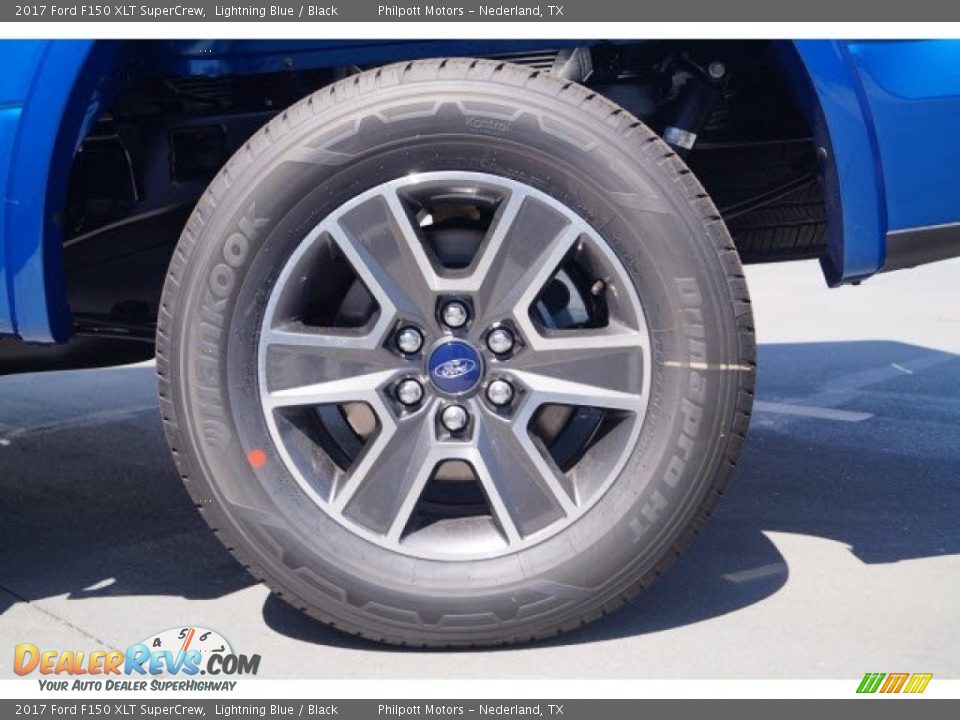 2017 Ford F150 XLT SuperCrew Lightning Blue / Black Photo #9