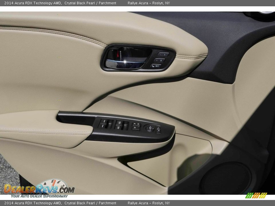 2014 Acura RDX Technology AWD Crystal Black Pearl / Parchment Photo #7