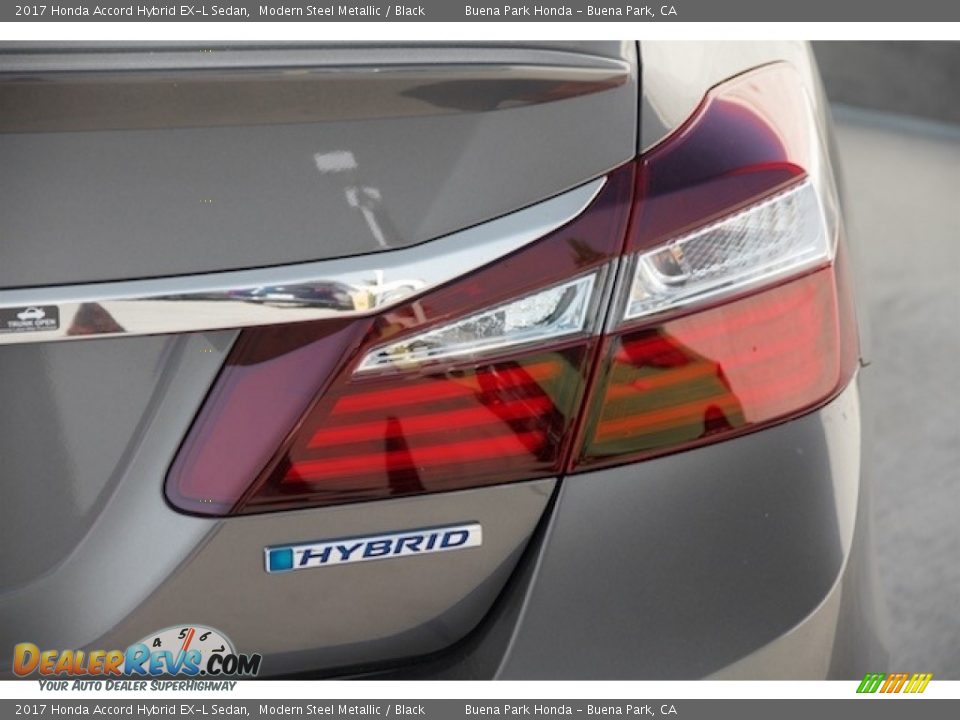 2017 Honda Accord Hybrid EX-L Sedan Modern Steel Metallic / Black Photo #4