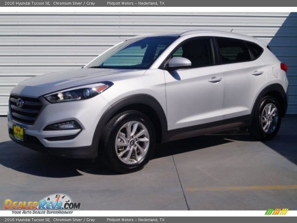 2016 Hyundai Tucson SE Chromium Silver / Gray Photo #3