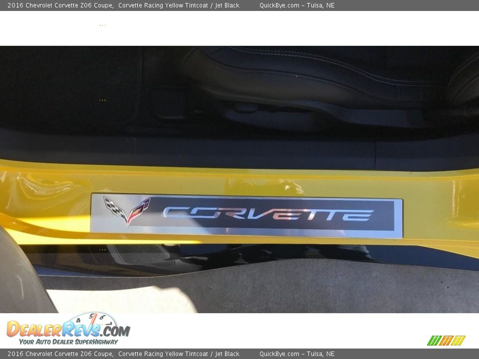 2016 Chevrolet Corvette Z06 Coupe Corvette Racing Yellow Tintcoat / Jet Black Photo #19