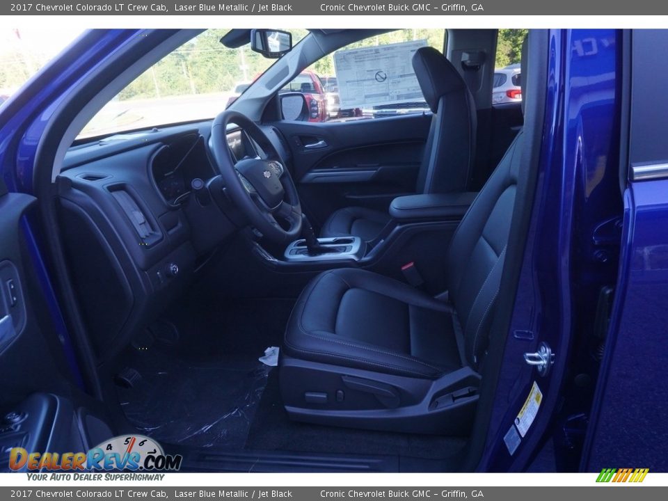 2017 Chevrolet Colorado LT Crew Cab Laser Blue Metallic / Jet Black Photo #9