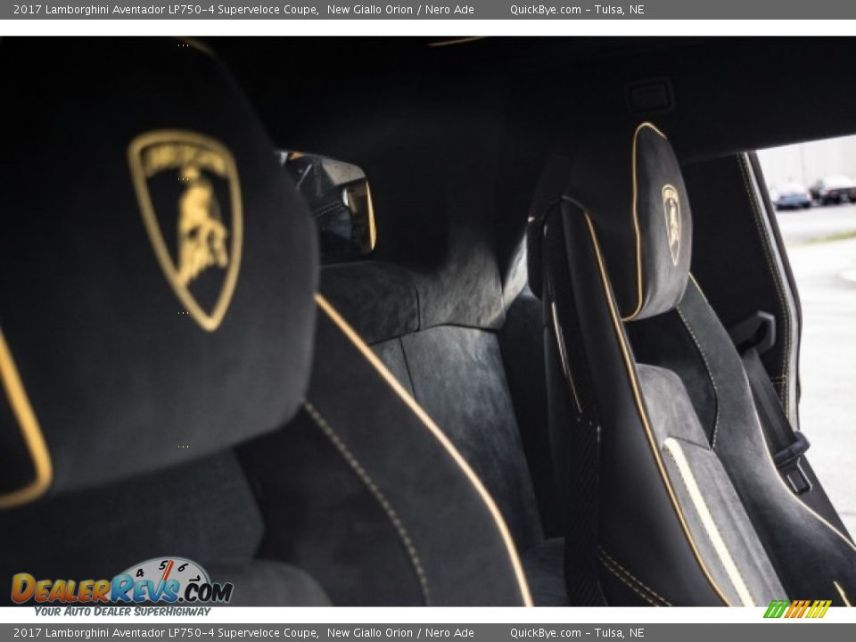 Nero Ade Interior - 2017 Lamborghini Aventador LP750-4 Superveloce Coupe Photo #7