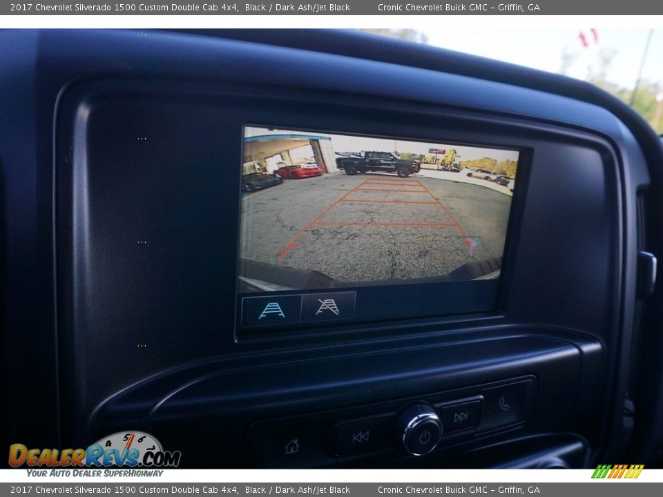 2017 Chevrolet Silverado 1500 Custom Double Cab 4x4 Black / Dark Ash/Jet Black Photo #14