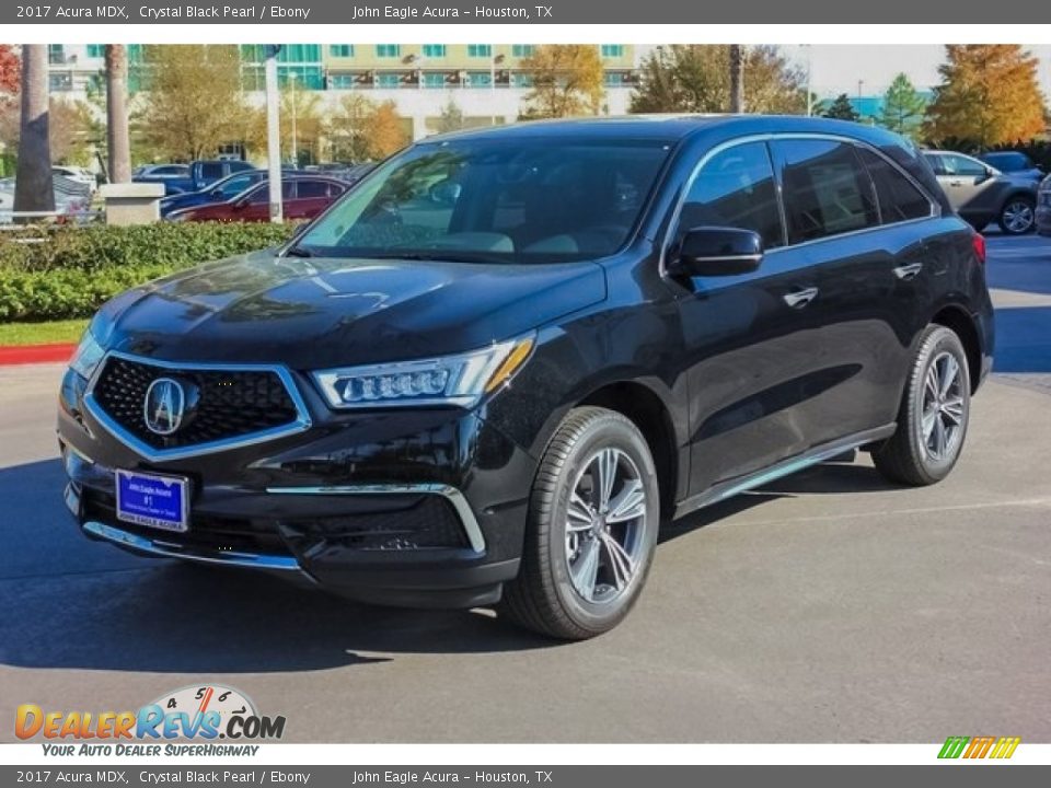 2017 Acura MDX Crystal Black Pearl / Ebony Photo #3