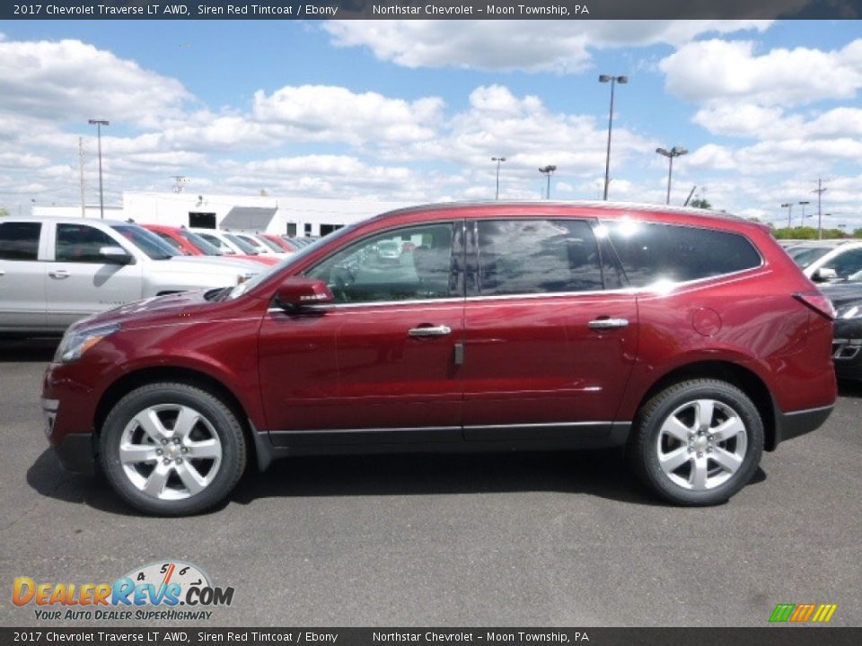 2017 Chevrolet Traverse LT AWD Siren Red Tintcoat / Ebony Photo #2