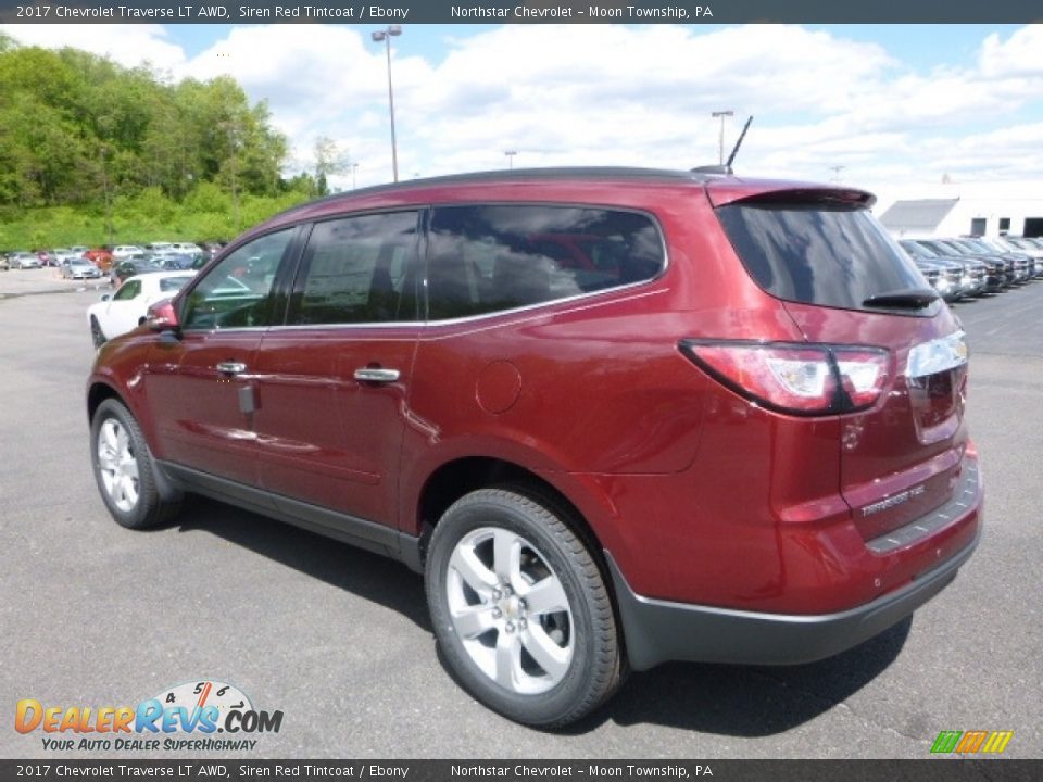 2017 Chevrolet Traverse LT AWD Siren Red Tintcoat / Ebony Photo #3