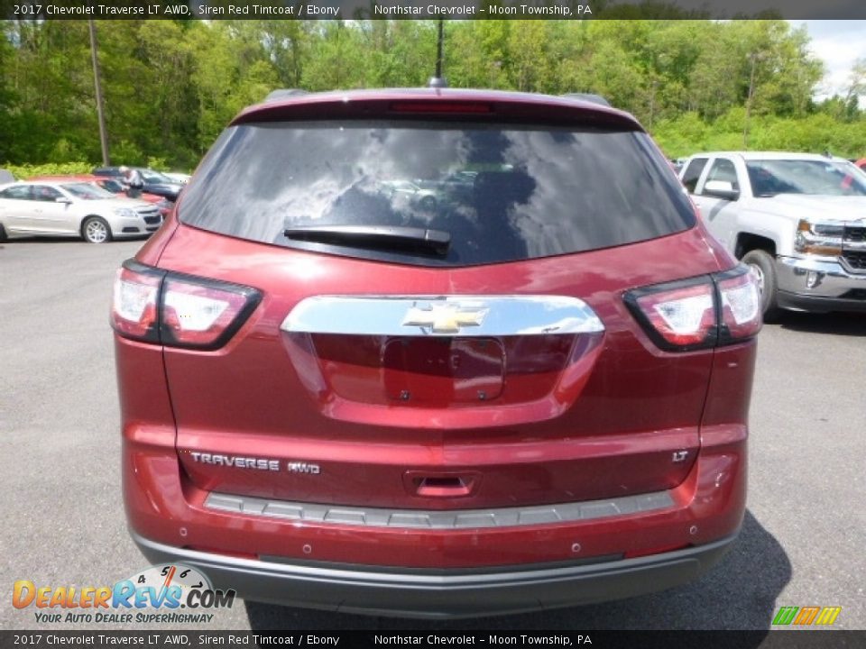 2017 Chevrolet Traverse LT AWD Siren Red Tintcoat / Ebony Photo #4