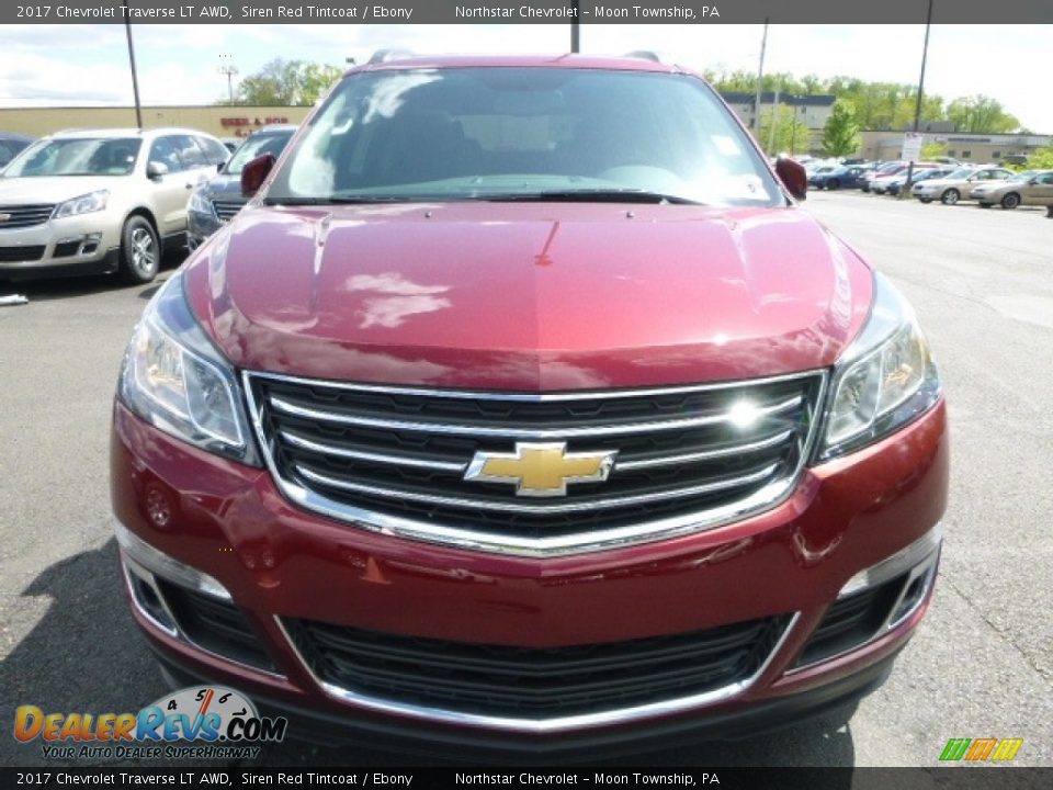 2017 Chevrolet Traverse LT AWD Siren Red Tintcoat / Ebony Photo #8