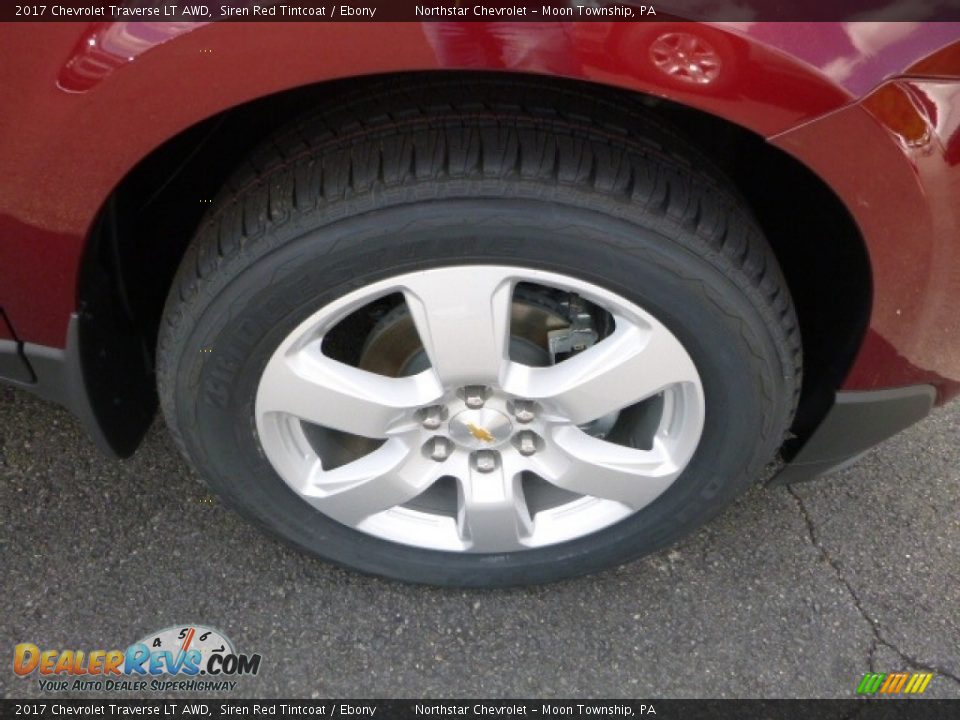 2017 Chevrolet Traverse LT AWD Siren Red Tintcoat / Ebony Photo #9